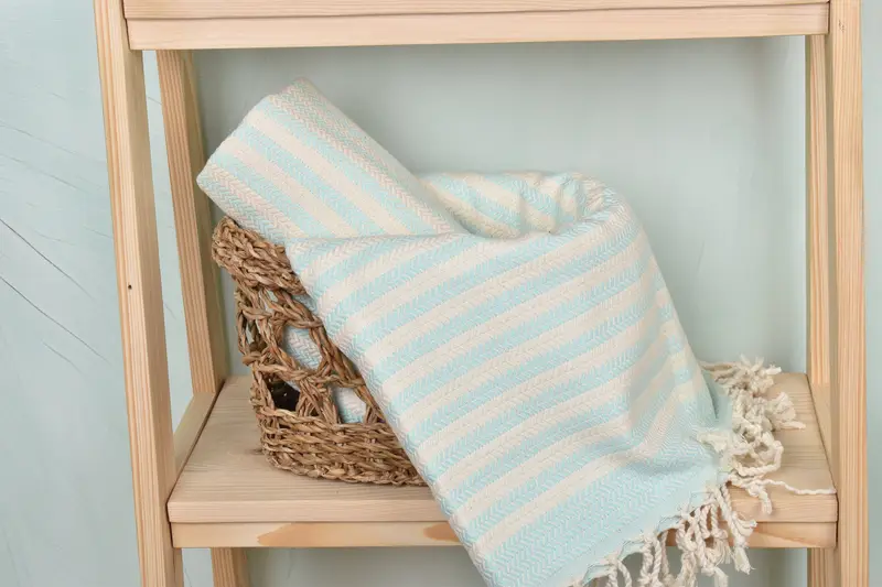 Turkish hand towel, Eco-friendly Turkish peshtemal towel, Personalize Gift, Thin towel, 70x40 Cotton Chevron Towel, Wedding Gifts Towel, Yoga Towel - 4