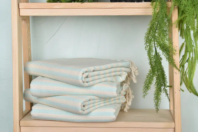 Turkish hand towel, Eco-friendly Turkish peshtemal towel, Personalize Gift, Thin towel, 70x40 Cotton Chevron Towel, Wedding Gifts Towel, Yoga Towel - 7