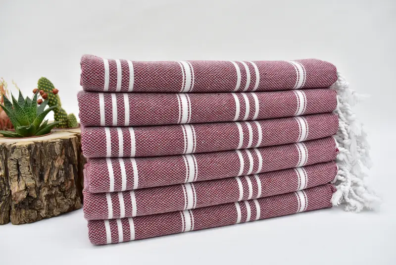 40x24 Cotton Striped Towel, Bulk Order Towel, Bridesmaid Gifts, Wedding Gifts Towel, Bathroom Towels, Turkish Tea Towel, Wedding Gift Kitchen Towel - 2