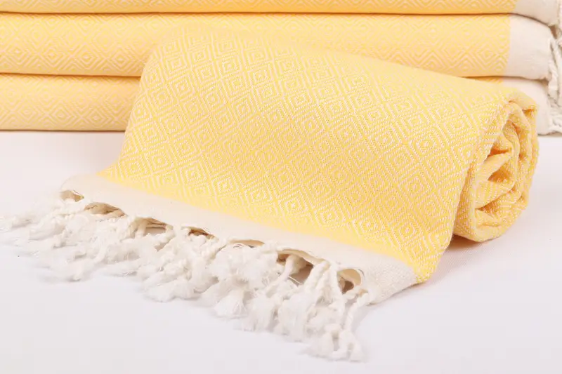 70x38 Cotton Diamond Towel, Organic towel, Wedding Gifts Towel, Wedding Shower Gift, Embroidery Towel, Family Gift Basket, Bachelorette Party Gifts - 4