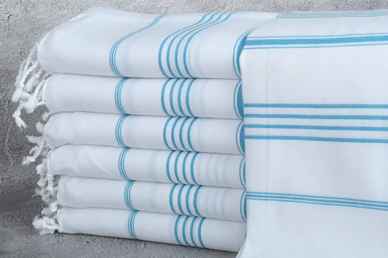 Turkish Beach Towel Monogram, Bachelorette Party Favors, Gifts For Him, Personalized Gift For Him, 70x40 Cotton Striped Towel, Quick-Dry Beach Towel - 1