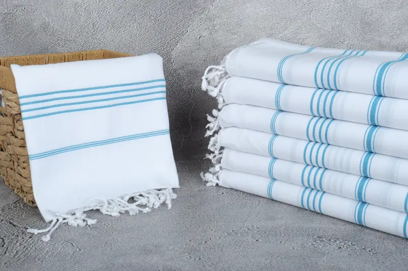 Turkish Beach Towel Monogram, Bachelorette Party Favors, Gifts For Him, Personalized Gift For Him, 70x40 Cotton Striped Towel, Quick-Dry Beach Towel - 3