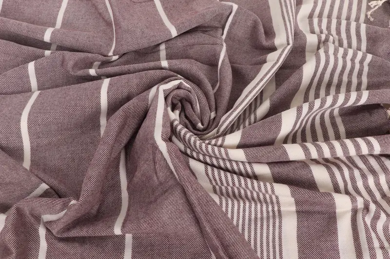 68x38 Cotton Striped Towel, Custom Gift, Personalized Gift, Turkish towel bulk order for wedding gifts, House Warming Gift, Cotton towel - 6