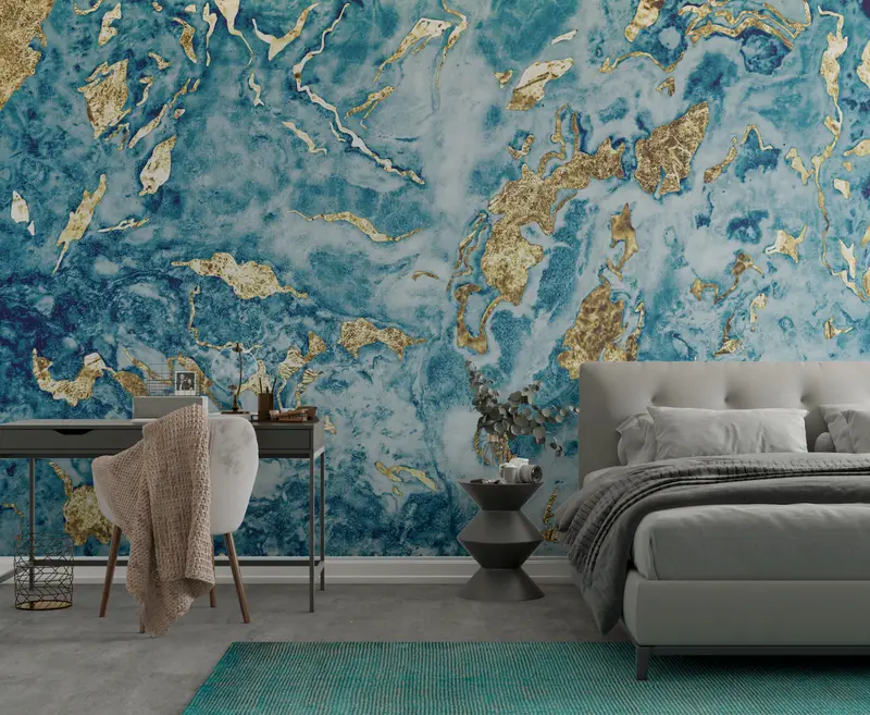 Contemporary Wall Mural, , 3d Wall Paper, Bright Wall Paper, Modern Wall Paper, Abstract Wall Painting, Modern Wall Painting, - 7