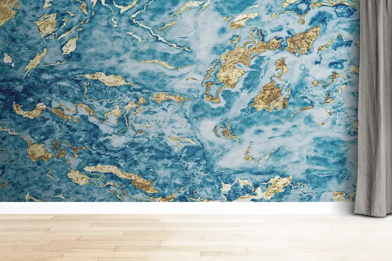 Contemporary Wall Mural, , 3d Wall Paper, Bright Wall Paper, Modern Wall Paper, Abstract Wall Painting, Modern Wall Painting, - 5