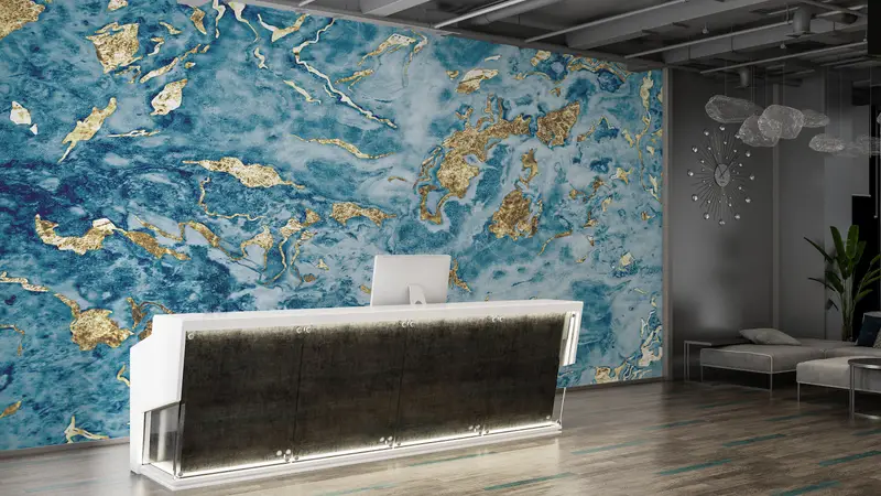 Contemporary Wall Mural, , 3d Wall Paper, Bright Wall Paper, Modern Wall Paper, Abstract Wall Painting, Modern Wall Painting, - 6
