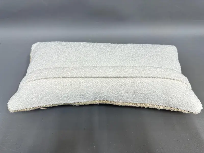 Yastık örtüsü, 8x16 bej yastık kapağı, göçebe yastık sham, Türk Kilim Yastığı, Kilim Yastığı Sham, Etnik Kilim Rug Yastığı - 7