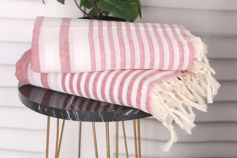 Quick-dry towel, 70x40 Cotton Striped Towel, Beach Theme Wedding Gift, Best Wedding Gift, Wedding Gift For Bride, Wedding Gift, Sand-resistant towel - 3