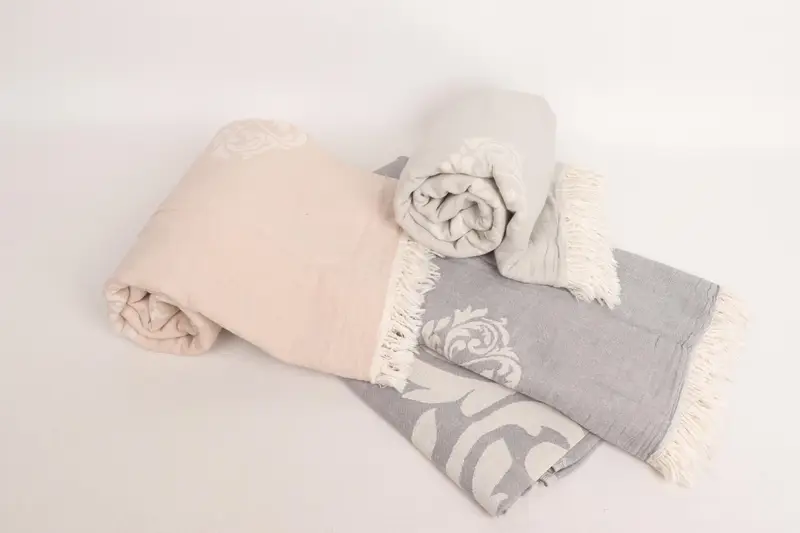 Throw Blanket, Bachelor Gifts, Personalized Gifts, Beach Theme Bachelorette Party, 70x60 Cotton Baroque Towel, Family Gift Basket, Bridesmaid Gifts - 4