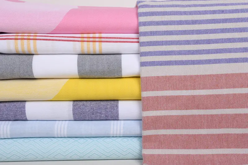 Beach towel, Valentines Day Gift Idea, Gym Towel, Embroidered Towel, 70x40 Cotton Set of 8 Towel, Miami Bachelorette Party Favors, Turkish towel - 1