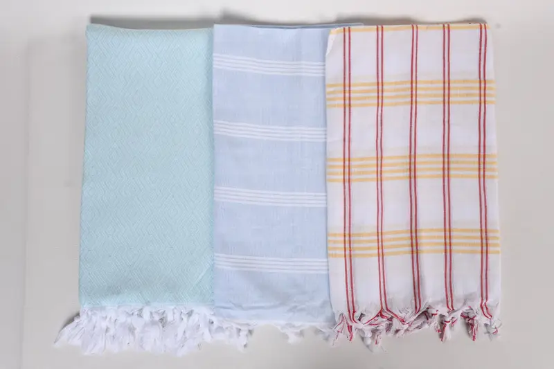 Beach towel, Valentines Day Gift Idea, Gym Towel, Embroidered Towel, 70x40 Cotton Set of 8 Towel, Miami Bachelorette Party Favors, Turkish towel - 7