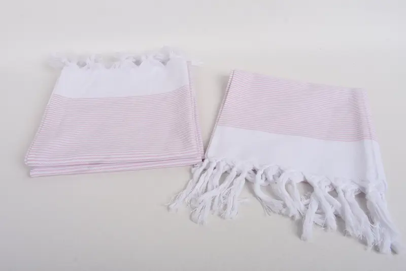 Bridal Party Gifts, Bridesmaid Gifts, Holiday Towel, 40x18 Cotton Striped Towel, Wedding Favors, Organic Towel, Turkish Towel Hand Towel - 7
