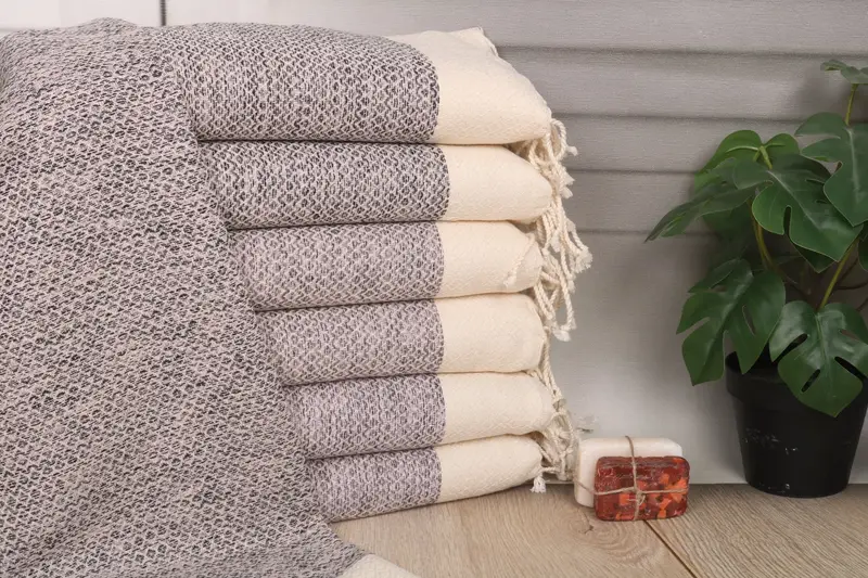 Personalized Lilac Turkish Cotton Tea Towel, 40x20 inches