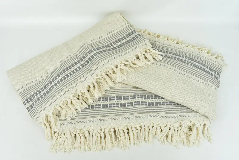 Tablecloth, 96x94 Linen Striped Towel, Decorative Blanket, Gift For Mom, Housewarming Gift, Turkish Tablecloth, Custom Wedding Gift From Bridesmaid - 6