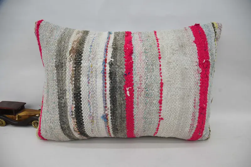 Boho Pillow, Cushion, Pastel Pillow Case, Personalized Gift Pillow Pillow Cover, Kilim Pillow Cover, Vintage Pillow, 16x24 Bronze Cushion Case - 4