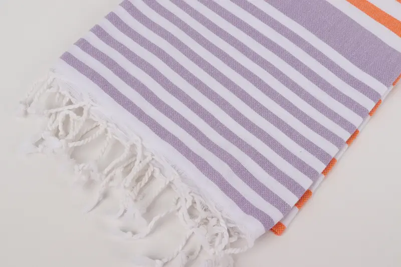 Valentines Day Gift For Him, Lightweight Turkish towel, 68x36 Cotton Striped Towel, Quick-Dry Beach Towel, Bridemaids Beach Towel, Housewarming Gift - 7