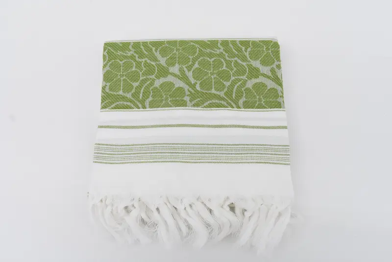 Großes türkisches Handtuch, Spa-Handtuch, Brautpartygeschenke, sandfreies Handtuch, Hauswärmsgeschenk, Junggesellenpartygeschenke, 70x40 Baumwoll Daisy Designtuch - 6