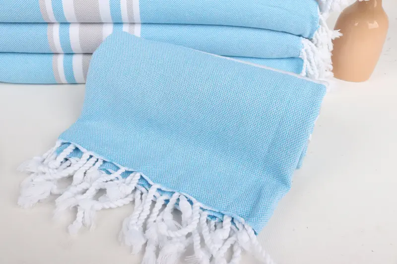 Beach Towel Gift, Unique Gift, 70x40 Cotton Striped Towel, Wedding Favors, Eco-friendly Turkish peshtemal towel, Wedding Towel, Monogram Beach Towel - 4