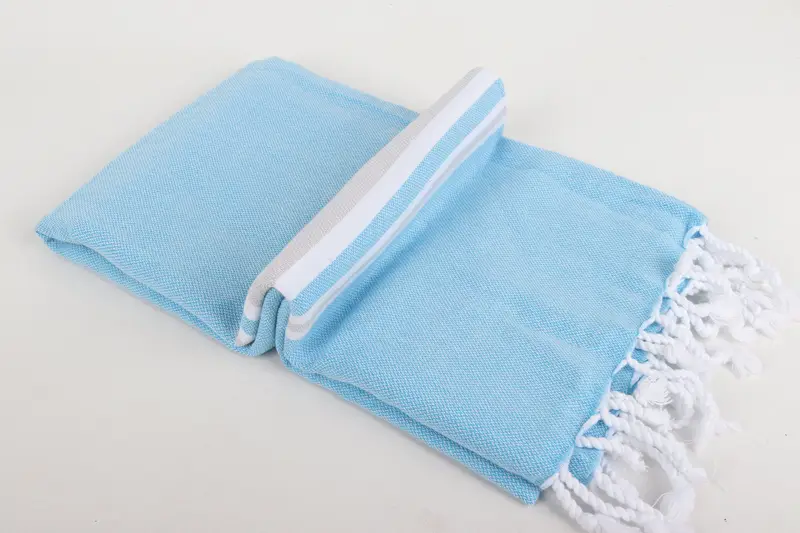 Beach Towel Gift, Unique Gift, 70x40 Cotton Striped Towel, Wedding Favors, Eco-friendly Turkish peshtemal towel, Wedding Towel, Monogram Beach Towel - 6
