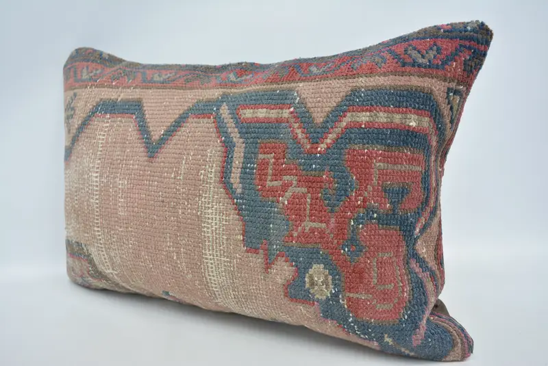 Home Decor Pillow, Cushion Case, 16x24 Pink Cushion Case, Armchair Pillow Case, Boho Pillow, Antique Pillows, Authentic Pillow Cover - 4