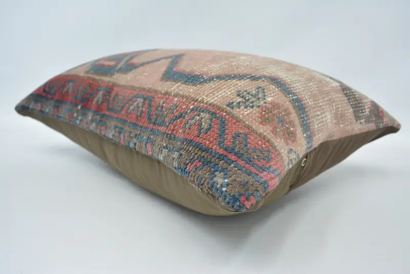 Home Decor Pillow, Cushion Case, 16x24 Pink Cushion Case, Armchair Pillow Case, Boho Pillow, Antique Pillows, Authentic Pillow Cover - 6