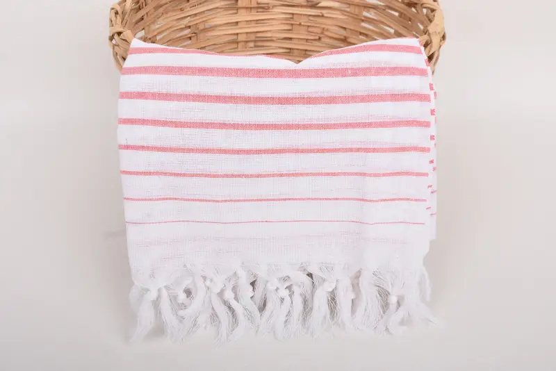 Custom Beach Towels, Bridal Shower Favors, 70x40 Cotton Striped Towel, Bridal Shower Favor, Lightweight towel, Turkish Bath Towel Set, Hammam towel - 5