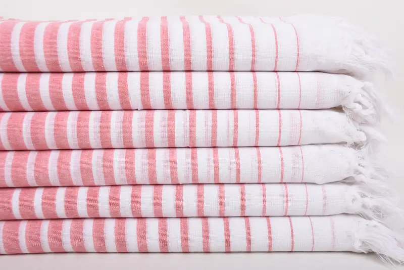 Custom Beach Towels, Bridal Shower Favors, 70x40 Cotton Striped Towel, Bridal Shower Favor, Lightweight towel, Turkish Bath Towel Set, Hammam towel - 3