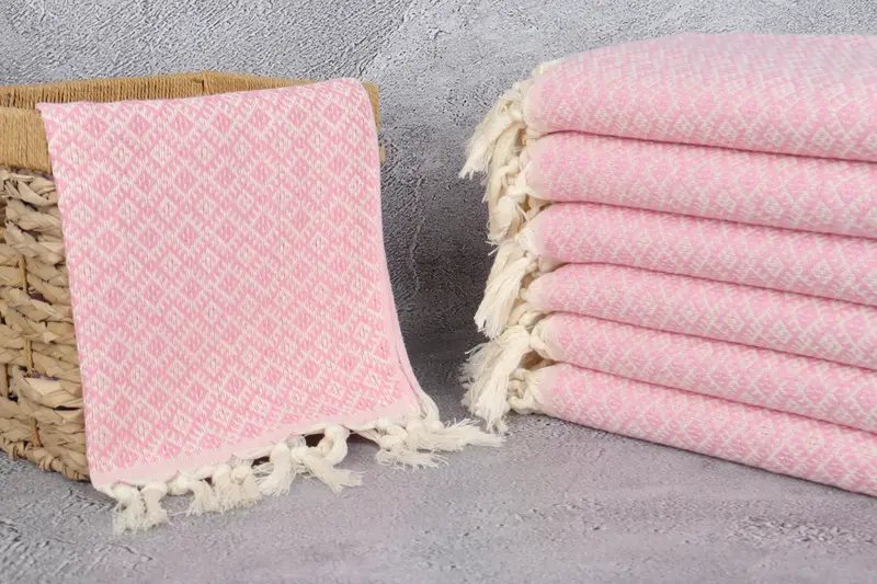 36x20 Cotton Diamond Towel, Best Friend Gift, Custom Hand Towel, Personalized Kitchen Towel, Bachelorette Party Favors, Turkish Towel Hand Towel - 3