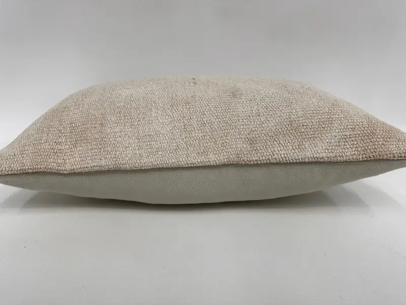 12x20 White Pillow Cover, Authentic Pillow, Pillow Cover, Boho Pillow Sham Cover, Handmade Kilim Cushion, Turkish Pillow, Sofa Bolster Pillow Cover - 5