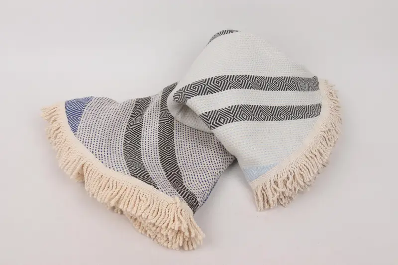 Thin towel, Beach towel, Holiday Towel, Gifts For Him, Gym Towel, Hammam Towel USA, 64x64 Cotton Round Diamond Towel, Summer Towel, Peshtemal - 4
