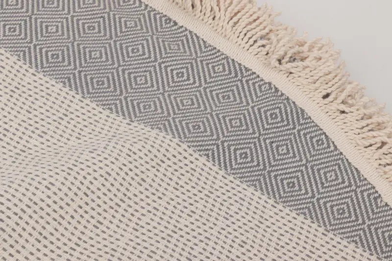 Thin towel, Beach towel, Holiday Towel, Gifts For Him, Gym Towel, Hammam Towel USA, 64x64 Cotton Round Diamond Towel, Summer Towel, Peshtemal - 6