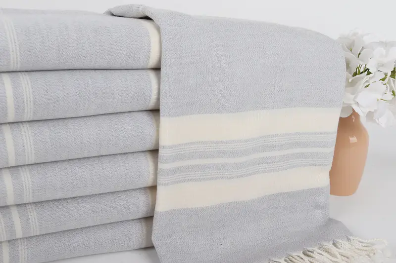 Towel With Name, Girl Trip Party Favor, Gifts For Him, 60x38 Cotton Striped Towel, Best Beach Towel, Gift For Bride, Summer Towel, Organic towel - 2