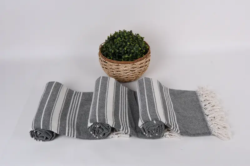 Personalized Gifts, Bridal Gifts, Turkish bath towel, Eco-Friendly Turkish Towel, Wedding Towel, 70x40 Cotton Herringbone Towel, Quick-dry towel - 8
