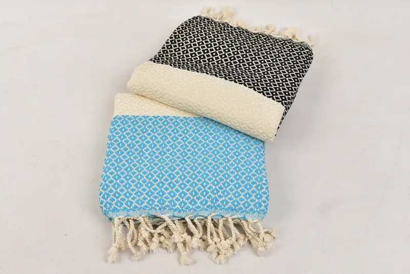 70x40 Cotton Diamond Towel, Peshtemal Towel, Bridesmaid Gift Towel, Best Friend Christmas Gift, Best Beach Towel, Vegas Bachelorette Party Favors - 7
