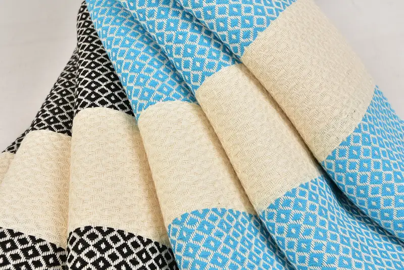 70x40 Cotton Diamond Towel, Peshtemal Towel, Bridesmaid Gift Towel, Best Friend Christmas Gift, Best Beach Towel, Vegas Bachelorette Party Favors - 5