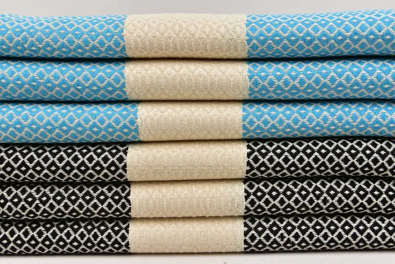 70x40 Cotton Diamond Towel, Peshtemal Towel, Bridesmaid Gift Towel, Best Friend Christmas Gift, Best Beach Towel, Vegas Bachelorette Party Favors - 2