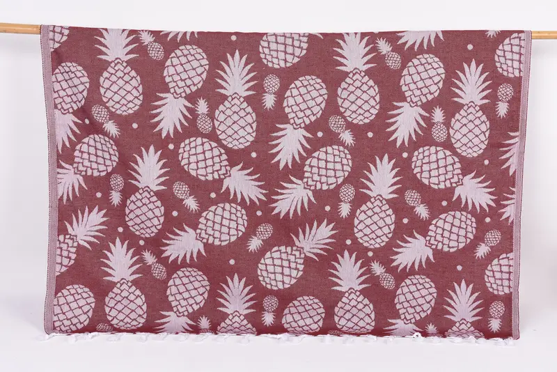 70x36 Pamuk Ananas Tasarım Havlu, Pamuk Havlu, Spa Havlu, Yumuşak Havlu, Özel Düğün Hediyeleri, Hızlı Kurucu Pamuklu Türk Havlu, Gelin Hediyesi