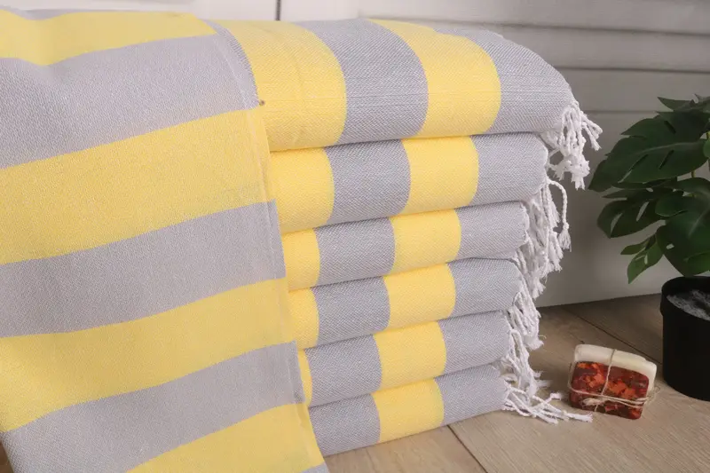 Wedding Gift, Towel With Name, Turkish Tea Towel, 40x18 Cotton Striped Towel, Personalized Dish Towel, Baby Boy Gift, Beach Theme Bachelorette Party - 1