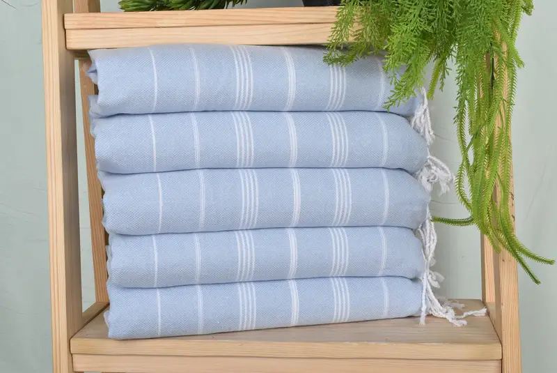Organic Towel, 38x18 Cotton Striped Towel, Summer Towel, Personalize Gift, Personalized Kitchen Towel, Personalized Dish Towel, Turkish Hand Towel - 1