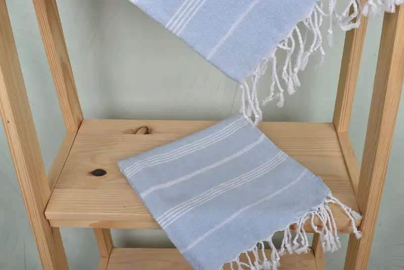 Organic Towel, 38x18 Cotton Striped Towel, Summer Towel, Personalize Gift, Personalized Kitchen Towel, Personalized Dish Towel, Turkish Hand Towel - 5