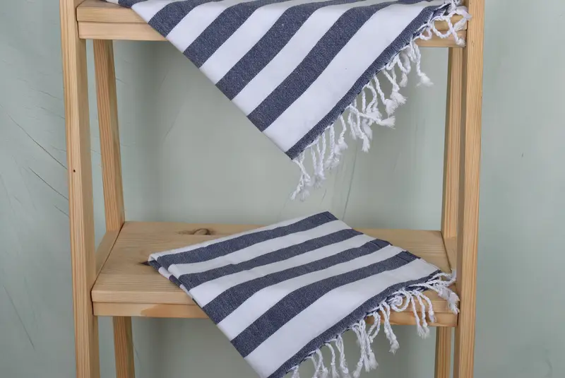 Bathroom Towels, Towel With Name, Monogram Hand Towel, Holiday Towel, Gift For Him, 44x20 Cotton Striped Towel, Bachelor Gifts, Personalized Gifts - 5