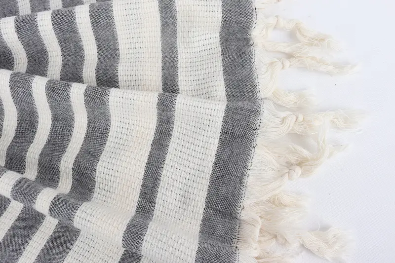 Soft towel, Bulk Order Towel, Hammam Towel USA, Bachelorette Favor, Fouta towel, Housewarming Gift, Custom Wedding Gift, 70x34 Cotton Striped Towel - 8