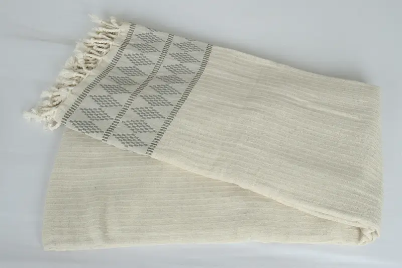 Home Gift, Gift For The Home Decor, Woven Throw Blanket, 100x88 Linen Kilim Design Towel, Bachelorette Party Favors, Custom Wedding Gifts - 6