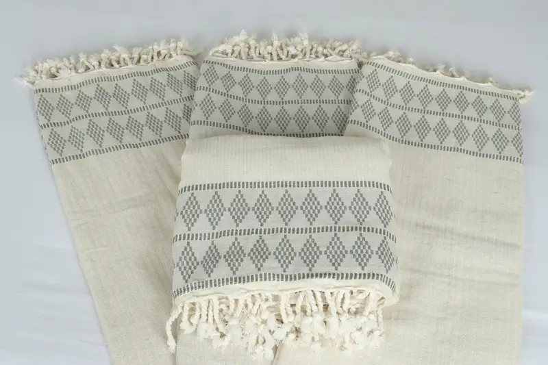 Home Gift, Gift For The Home Decor, Woven Throw Blanket, 100x88 Linen Kilim Design Towel, Bachelorette Party Favors, Custom Wedding Gifts - 5