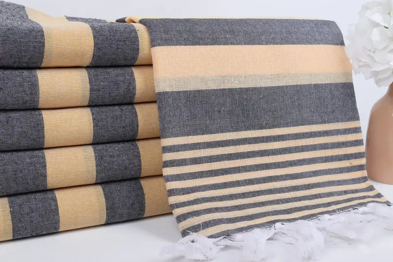 Bachelorette Party Gifts Bridesmaids, Bath towel, 70x40 Cotton Striped Towel, Yoga Towel, Monogram Towels, Hammam towel, Christmas Favors - 2