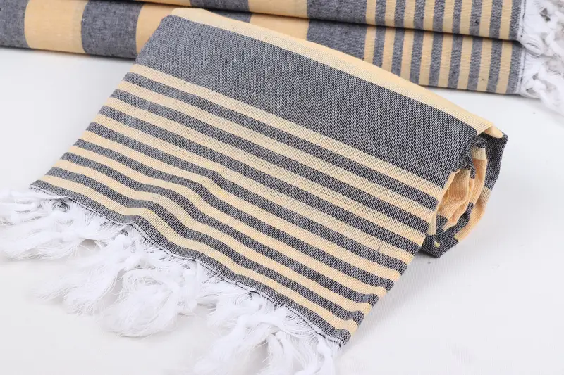 Bachelorette Party Gifts Bridesmaids, Bath towel, 70x40 Cotton Striped Towel, Yoga Towel, Monogram Towels, Hammam towel, Christmas Favors - 4