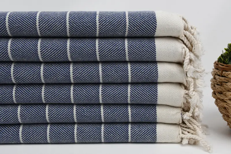 Wedding Gifts Towel, Lightweight towel, Boyfriend Christmas Gift, Gift For Wedding Day, Custom Wedding Gift, 70x40 Cotton Herringbone Towel - 2