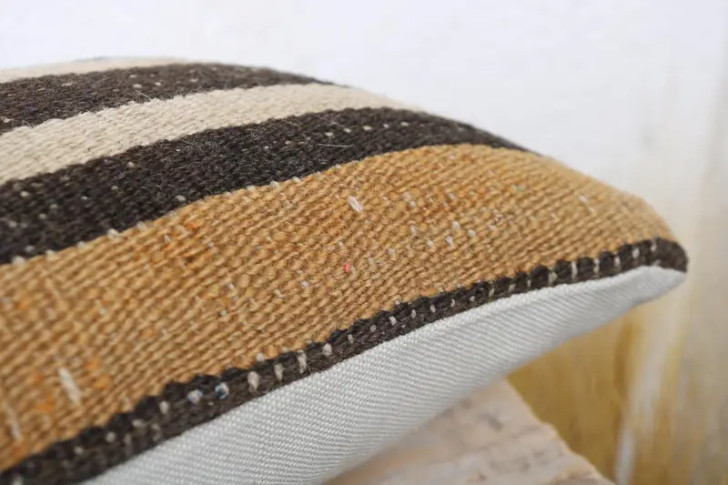 Bright Pillow Sham, Pillow for Sofa, Pillow Sham, Gift Pillow, 8x16 Brown Pillow Sham, Tribal Cushion, Vintage Pillow, Nautical Throw Cushion Cover - 6