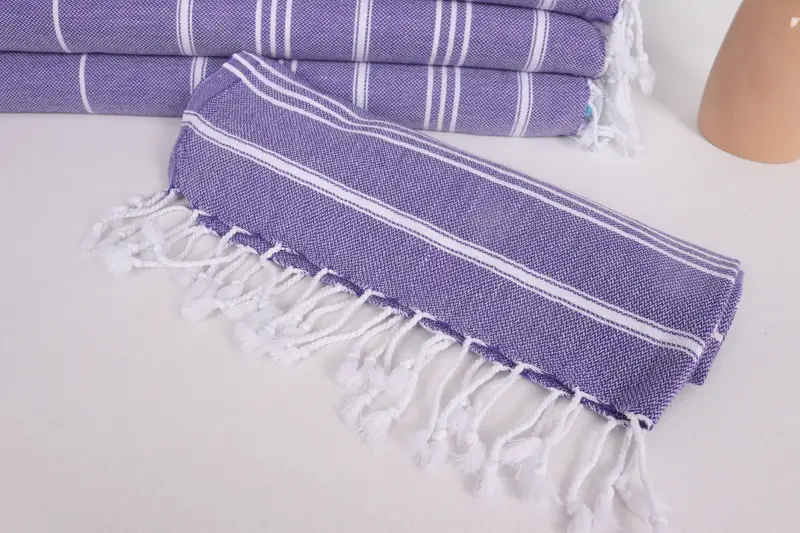 Kitchen Towel, 40x24 Cotton Striped Towel, Personalized Hand Towel, Guest Towel, Gift For Him, Bridal Shower Favor, Summer Gift, Turkish Hand Towel - 4