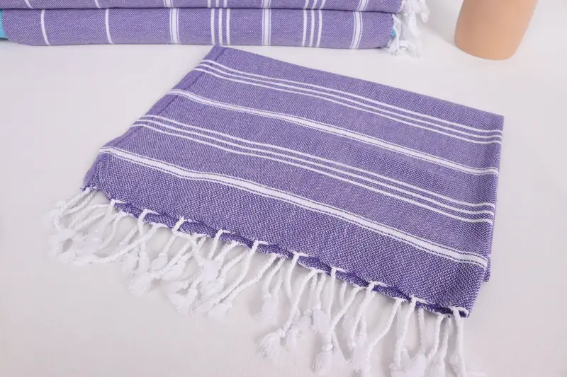Kitchen Towel, 40x24 Cotton Striped Towel, Personalized Hand Towel, Guest Towel, Gift For Him, Bridal Shower Favor, Summer Gift, Turkish Hand Towel - 5